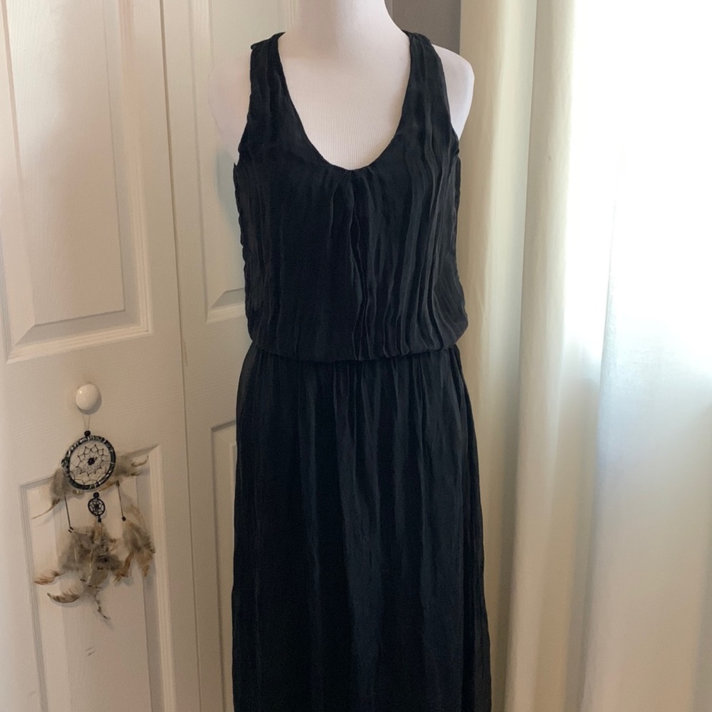 Long Chiffon Black Dress